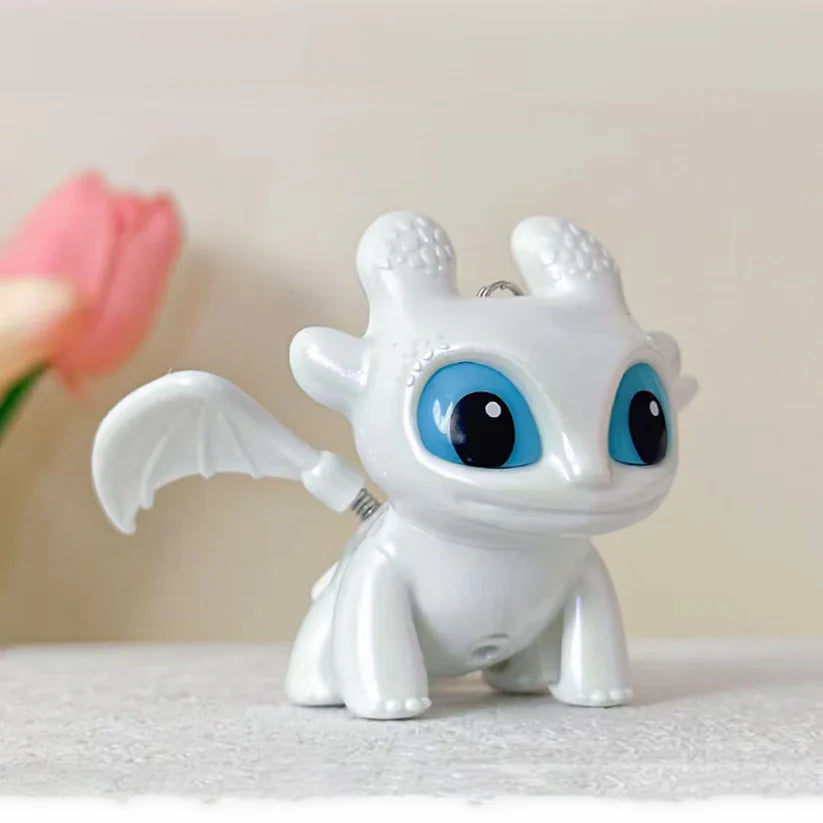 Light-Up Toothless Dragon Keychain